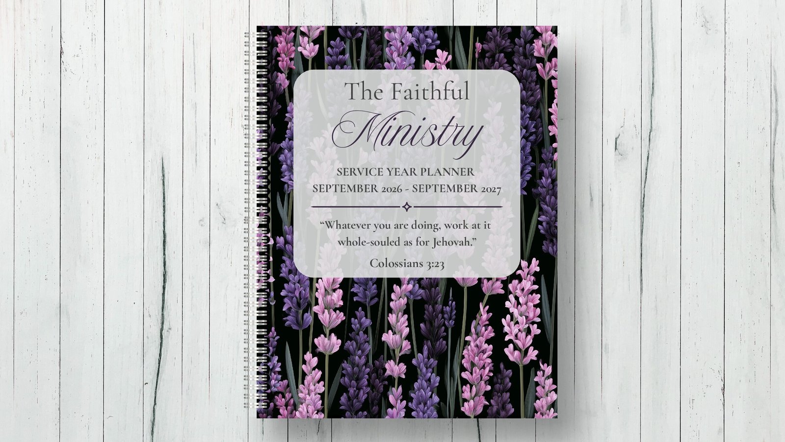 The Faithful Service Year Planner 2026–2027 | Digital Ministry Planner